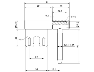 Hinge aluminum sleeve