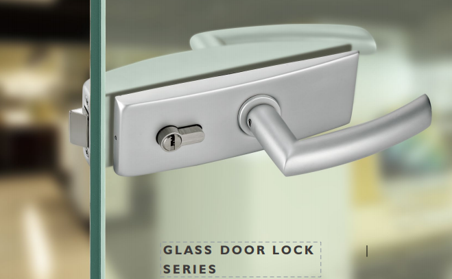 Glass door lock