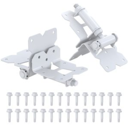 White Fence Gate Hinge